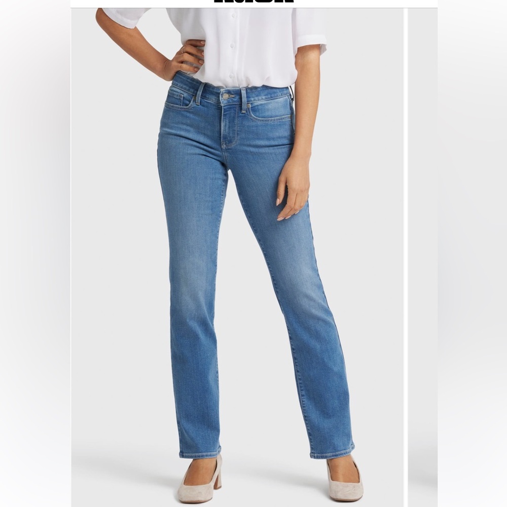 NYDJ Light Blue Marilyn Straight Leg Jeans